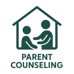 Parent counseling logo with two figures.